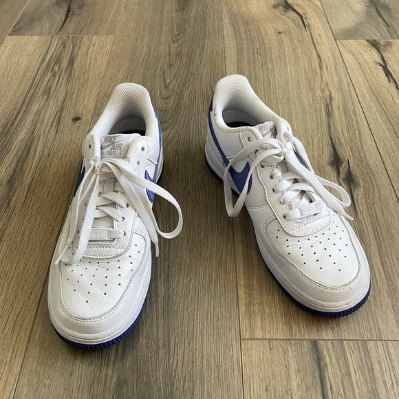 nike air force white deep royal